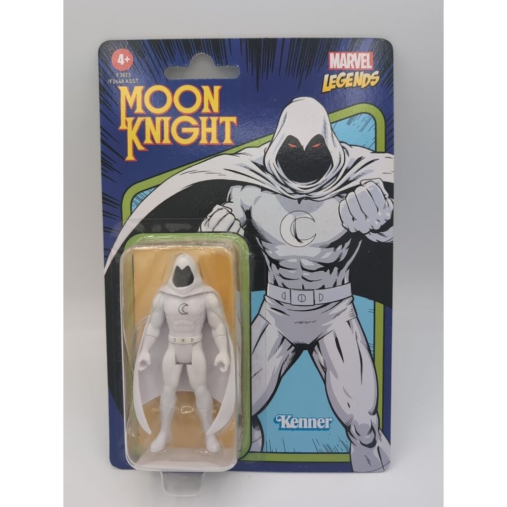 Marvel Legends Moon Knight Action Figure | Hasbro Retro 375 Collection | 3.75-In